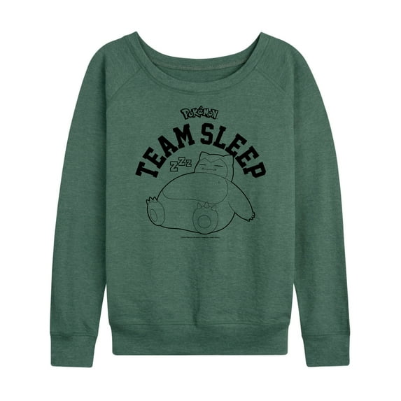 Pokémon - Snorlax Team Sleep - Women's Lightweight French Terry Long Sleeve Shirt