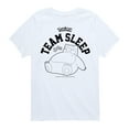 thumbnail image 1 of Pokémon - Snorlax Team Sleep - Youth Short Sleeve Graphic T- Shirt, 1 of 5
