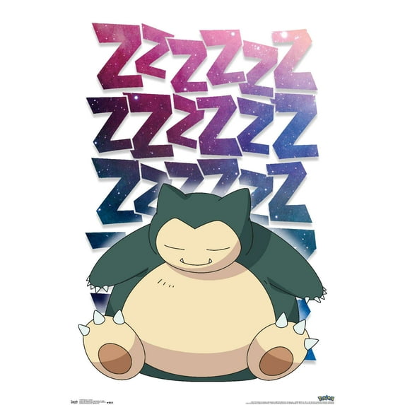 Pokémon - Snorlax Wall Poster, 14.725" x 22.375"