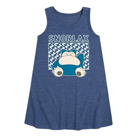 Pokémon - Snorlax - Youth Girls A-line Dress