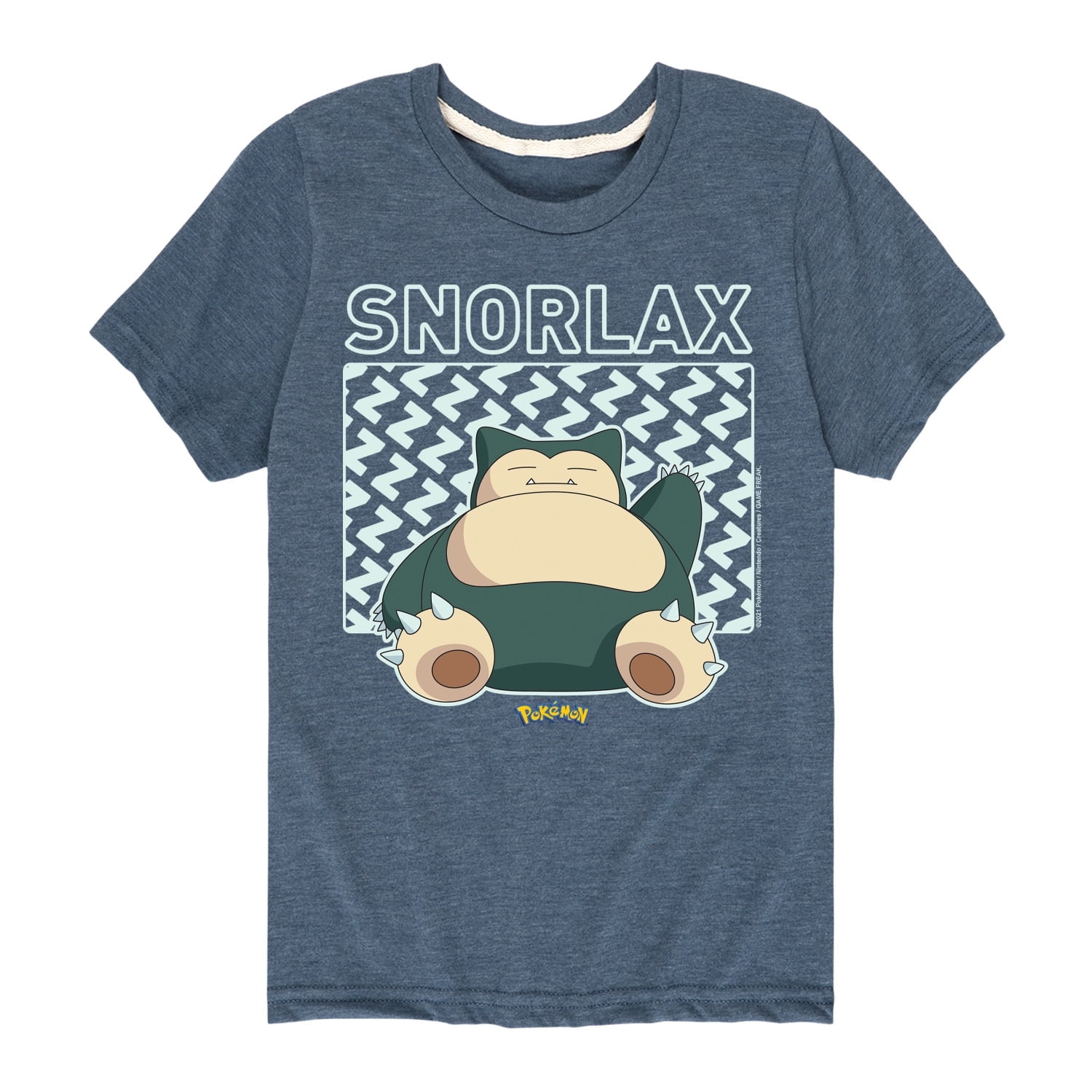 Sale Vtg 90s Pokemon Snorlax Long sleeve Graphic T-Shirt