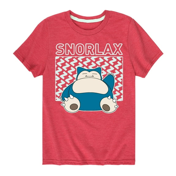 Pokémon - Snorlax - Youth Short Sleeve Graphic T-Shirt