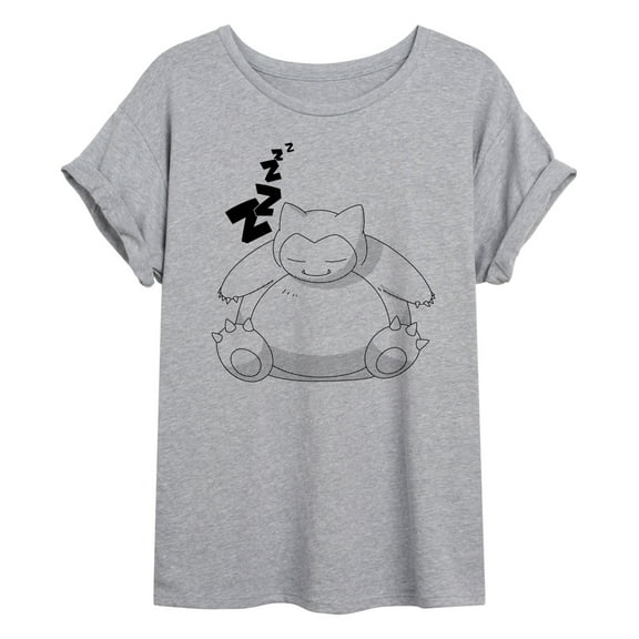 Pokémon - Snorlax Zzz - Women's Oversized Graphic T-Shirt