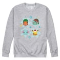 thumbnail image 1 of Pokémon - Snow Flakes - Men's Crew Fleece Sweatshirt, 1 of 4