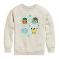 thumbnail image 1 of Pokémon - Snow Flakes - Youth Crew Fleece Sweatshirt, 1 of 5