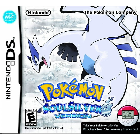 Pokemon SoulSilver Version Includes PokeWalker - Nintendo DS