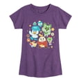 thumbnail image 1 of Pokémon - Sprig Fuec Quax Cafe - Girls Youth Fitted Short Sleeve T-Shirt, 1 of 4