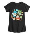 thumbnail image 1 of Pokémon - Sprig Fuec Quax Cafe - Girls Youth Fitted Short Sleeve T-Shirt, 1 of 4