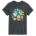 thumbnail image 1 of Pokémon - Sprig Fuec Quax Cafe - Men's Short Sleeve Graphic T-Shirt, 1 of 5