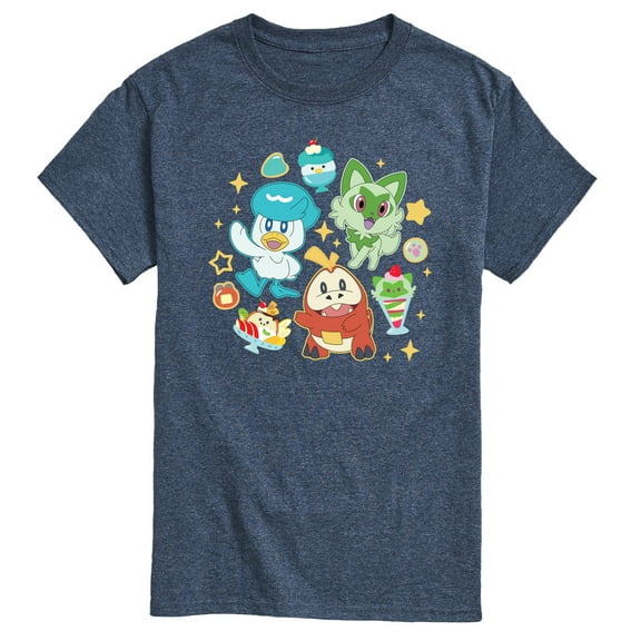 Pokémon - Sprig Fuec Quax Cafe - Men's Short Sleeve Graphic T-Shirt