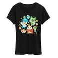 thumbnail image 1 of Pokémon - Sprig Fuec Quax Cafe - Women's Short Sleeve Graphic T-Shirt, 1 of 5