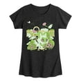 thumbnail image 1 of Pokémon - Sprigatito Cottage Garden - Girls Fitted Short Sleeve T-Shirt, 1 of 5