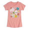 thumbnail image 1 of Pokémon - Spring Stickers - Youth Girls Fitted Short Sleeve T-Shirt, 1 of 4