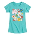 thumbnail image 1 of Pokémon - Spring Stickers - Youth Girls Fitted Short Sleeve T-Shirt, 1 of 4