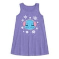 thumbnail image 1 of Pokémon - Squirtle And Snowflakes - Youth Girls A-line Dress, 1 of 1