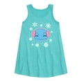 thumbnail image 1 of Pokémon - Squirtle And Snowflakes - Youth Girls A-line Dress, 1 of 4