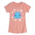 thumbnail image 1 of Pokémon - Squirtle And Snowflakes - Youth Girls Short Sleeve Graphic T-Shirt, 1 of 5