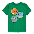 thumbnail image 1 of Pokémon - Squirtle, Bulbasaur, & Charmander Group - Youth Short Sleeve Graphic T-Shirt, 1 of 4
