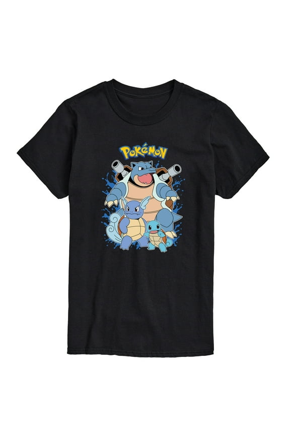 Pokémon - Squirtle Evolution - Men's Short Sleeve Graphic T-Shirt