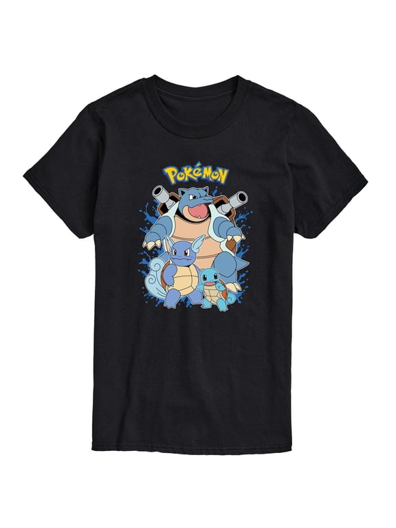 Pokémon - Squirtle Evolution Men's Short Sleeve Graphic T-Shirt