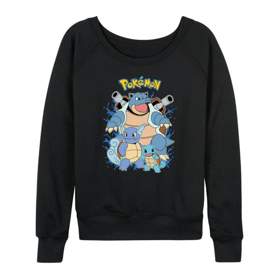 Pokémon - Squirtle Evolution - Women's Lightweight French Terry Long Sleeve Shirt