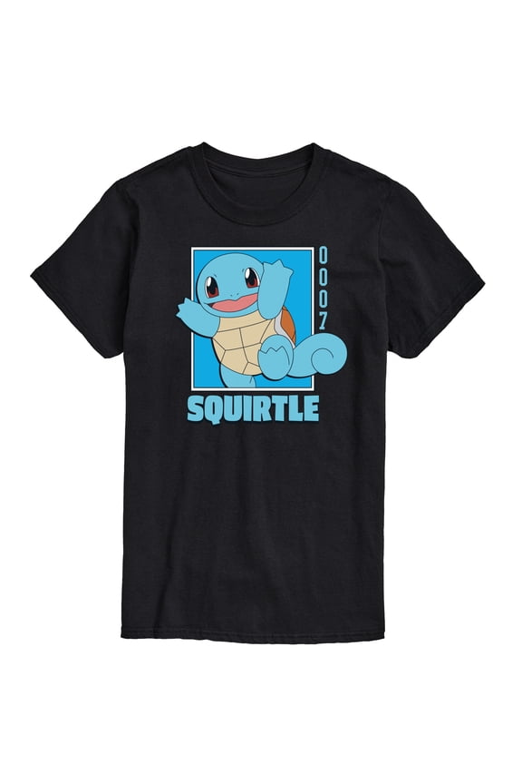 Pokémon - Squirtle Pokedex - Men's Short Sleeve Graphic T-Shirt