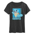 thumbnail image 1 of Pokémon - Squirtle Pokedex-  Women's Short Sleeve Graphic T-Shirt, 1 of 5