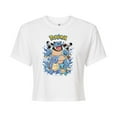 thumbnail image 1 of Pokémon - Squirtles Evolution - Juniors Cropped Cotton Blend T-Shirt, 1 of 5