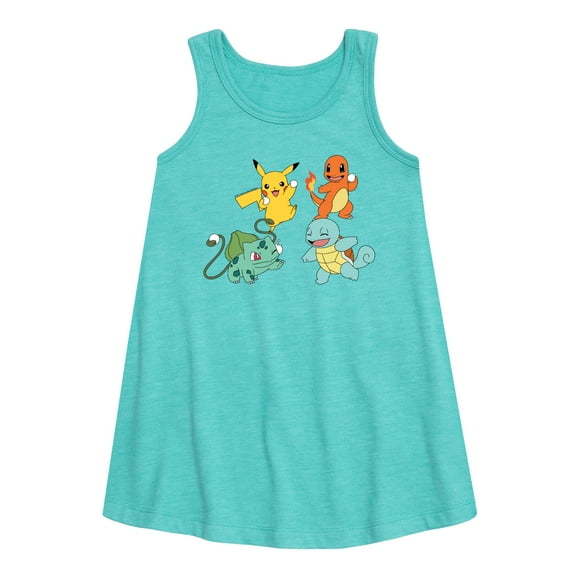 Pokémon - Stantler Art - Youth Girls A-line Dress