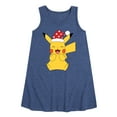 thumbnail image 1 of Pokémon - Stantler Art - Youth Girls A-line Dress, 1 of 4