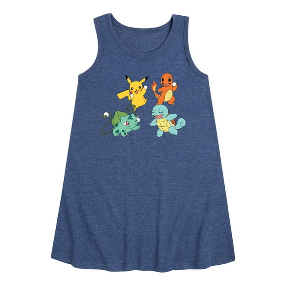 Pokémon - Stantler Art - Youth Girls A-line Dress