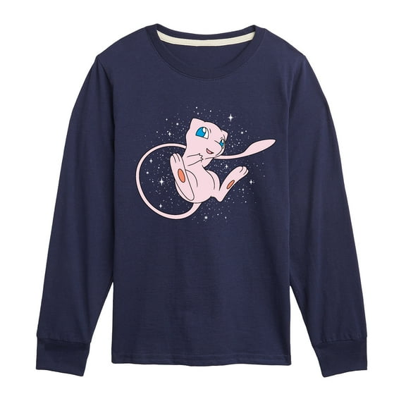 Pokémon - Starry Mew - Youth Long Sleeve Graphic T-Shirt
