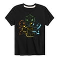 thumbnail image 1 of Pokémon - Starter Pokémon Outline - Youth Short Sleeve Graphic T-Shirt, 1 of 5
