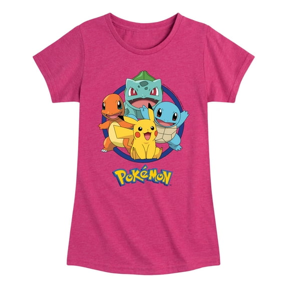Pokémon - Starter Pokémon - Youth Girls Short Sleeve Graphic T-Shirt