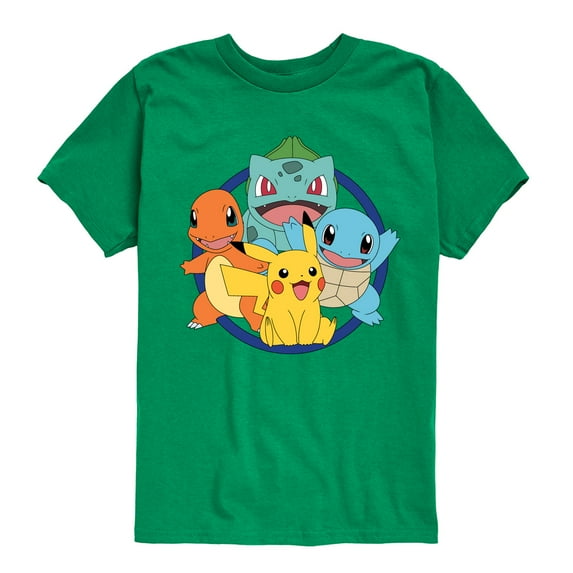 Pokémon - Starter Pokémon - Youth Short Sleeve Graphic T-Shirt
