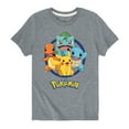 thumbnail image 1 of Pokémon - Starter Pokémon - Youth Short Sleeve Graphic T-Shirt, 1 of 5
