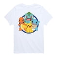 thumbnail image 1 of Pokémon - Starter Pokémon - Youth Short Sleeve Graphic T-Shirt, 1 of 5