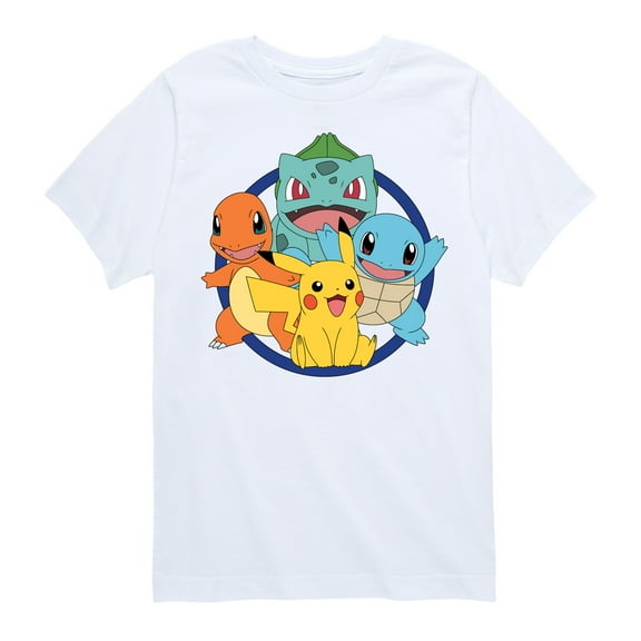 Pokémon - Starter Pokémon - Youth Short Sleeve Graphic T-Shirt