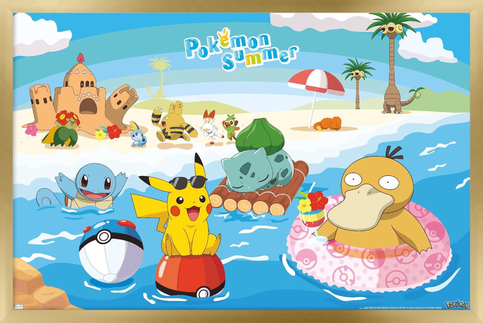Pokemon - Summer Wall Poster, 14.725