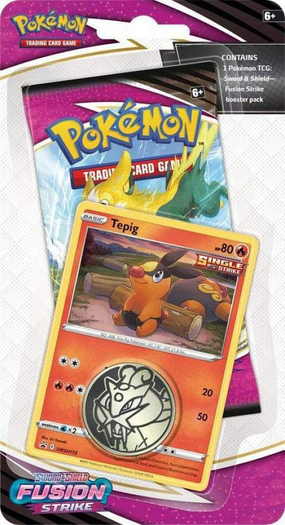 Pokémon Sword Shield Fusion Strike Blitzle Checklane BLISTER Pack