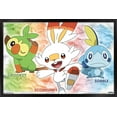 thumbnail image 1 of Pokemon: Sword and Shield - Group Wall Poster, 14.725" x 22.375", Framed, 1 of 3