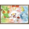 thumbnail image 1 of Pokemon: Sword and Shield - Group Wall Poster, 22.375" x 34", Framed, 1 of 3