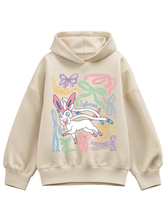 Pokémon - Sylveon Bows Women's Oversized Fleece Hoodie Sweatshirt