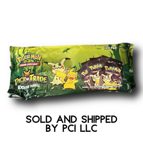 Pokmon TCG Booster Trick Or Trade Halloween Bundle 120 Packs, 360 Cards total