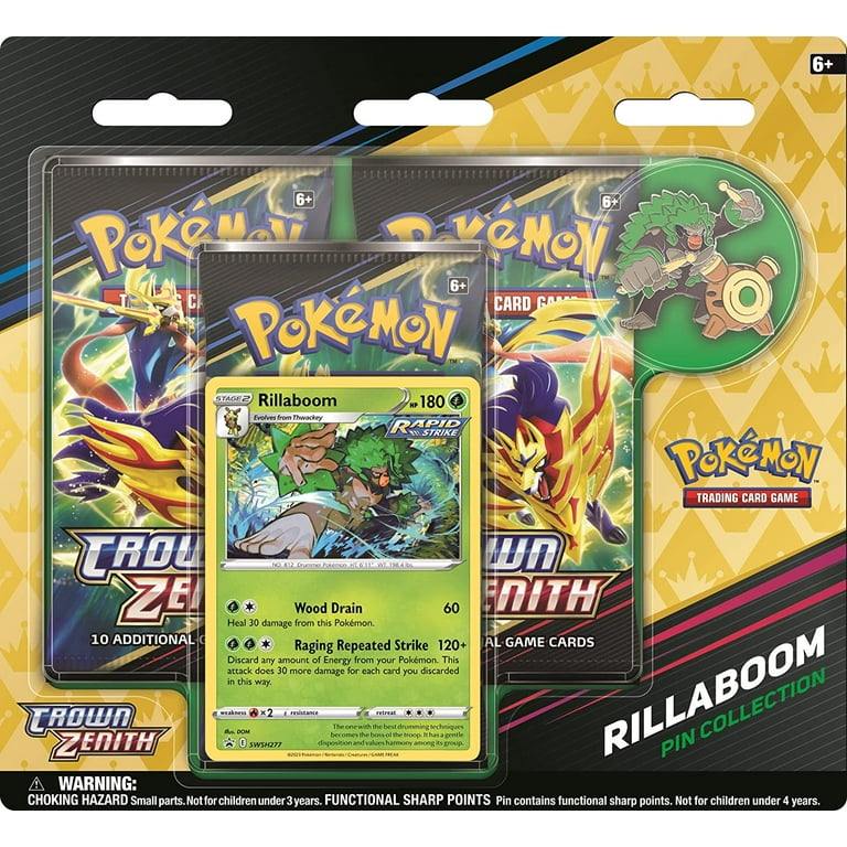 CROWN Pins Collection クラウン　ピンズ　コレクション Amazon.com: Pokemon TCG: Crown Zenith Pin Collection (One at