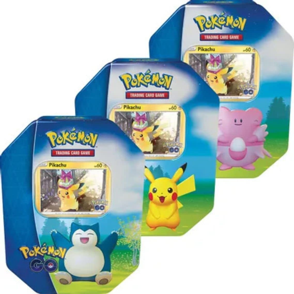 4 pack) Pokemon Trading Card Game: Pokemon GO Tins (1 of 3
