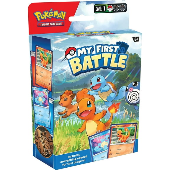 Pokmon TCG: My First BattleCharmander and Squirtle (2 Ready-to-Play Mini Decks & Accessories)