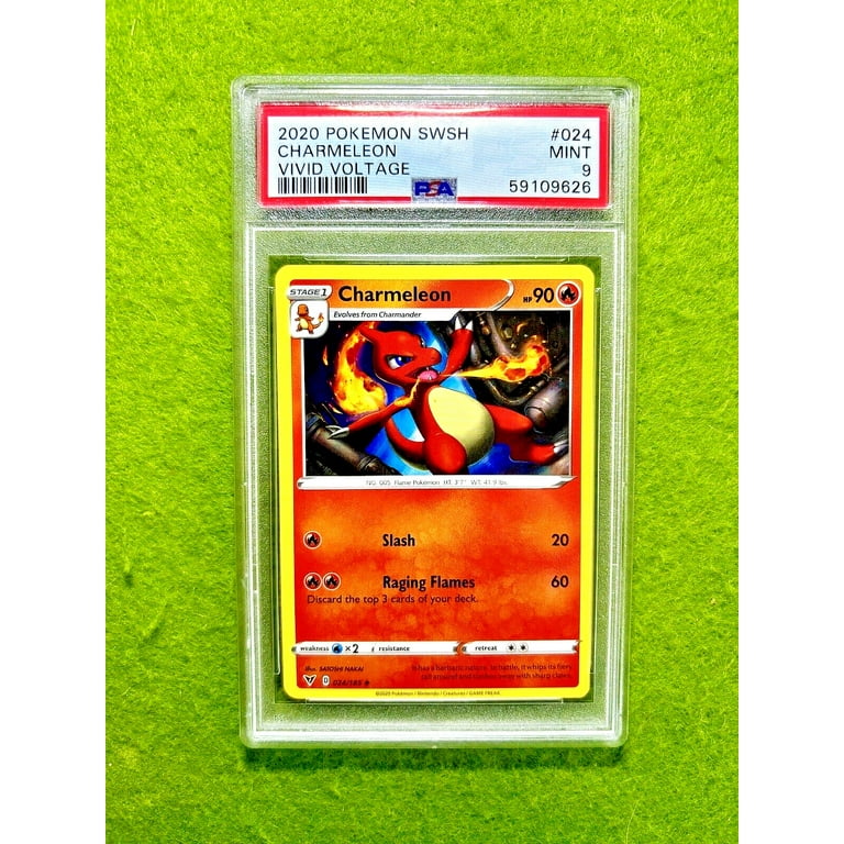 Pokémon TCG PSA 9 MINT Charmeleon 2020 POKEMON Sword & Shield SWSH