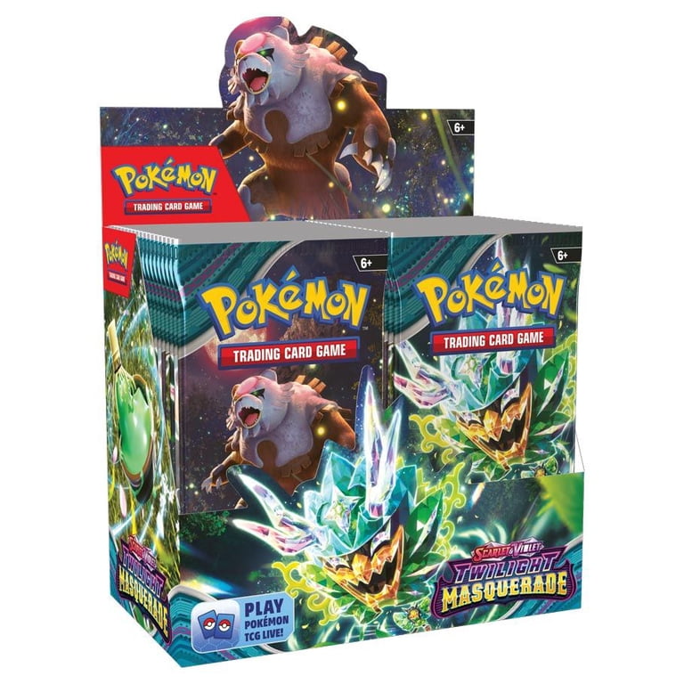 Pokmon, TCG Booster Display, Scarlet & Violet 6 Twilight Masquerade - Walmart.com Pokmon, TCG Booster Display, Scarlet & Violet 6 Twilight Masquerade - Walmart.com