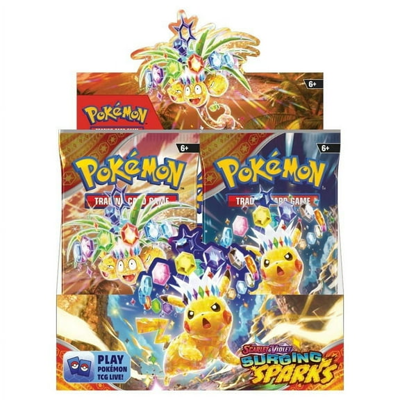 Pokmon TCG: Scarlet & Violet 8: Surging Sparks: Booster Display